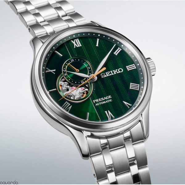 Seiko Presage SSA463 Japanese Garden Green Dial | Skaneateles Jewelry Image 2 Skaneateles Jewelry Skaneateles, NY