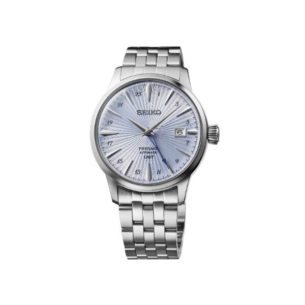 Seiko Presage Cocktail Time GMT - Blue Dial | Skaneateles Jewelry Image 2 Skaneateles Jewelry Skaneateles, NY