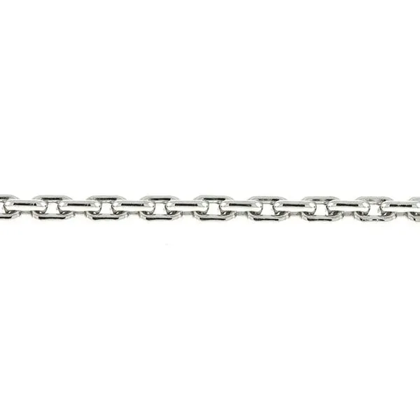 Sterling Silver Oval Link Chain with Lobster Clasp 24