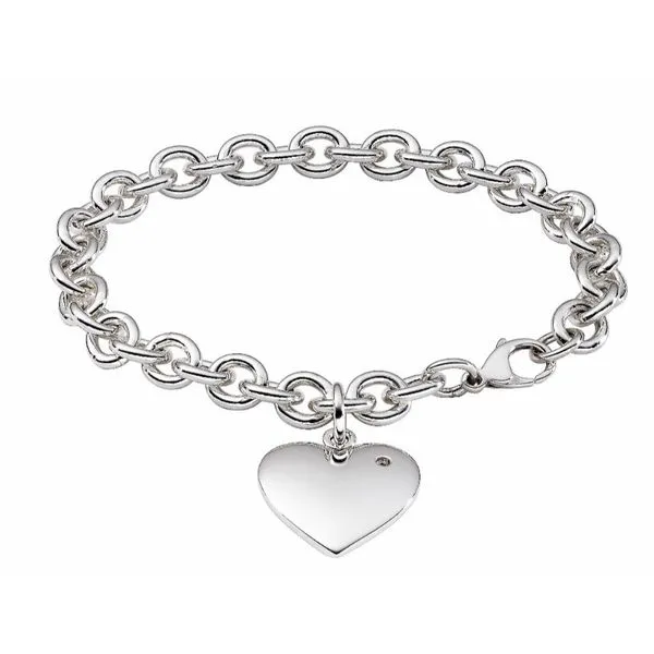 Sterling Silver Heart Bracelet Skaneateles Jewelry Skaneateles, NY