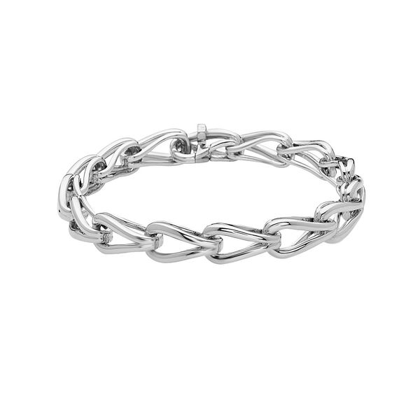 Sterling Silver Ladies Charles Krypell U Shaped Link Bracelet Skaneateles Jewelry Skaneateles, NY