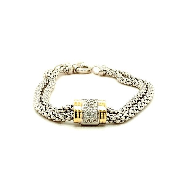 Sterling Silver and Diamond Bracelet Skaneateles Jewelry Skaneateles, NY