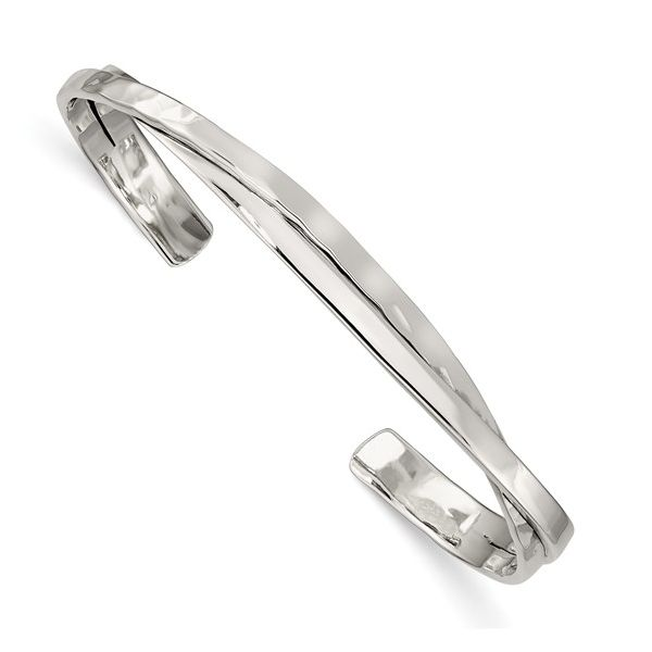 Sterling Silver Hammered Bangle Skaneateles Jewelry Skaneateles, NY