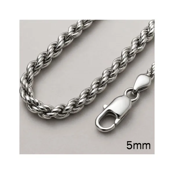 Sterling Silver 3.0mm Rope Chain Skaneateles Jewelry Skaneateles, NY