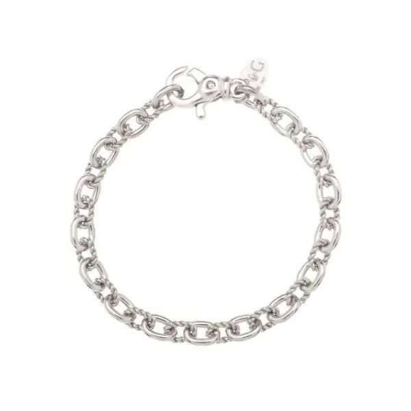 Sterling Silver Del Corso Oval Italian Cable - 7