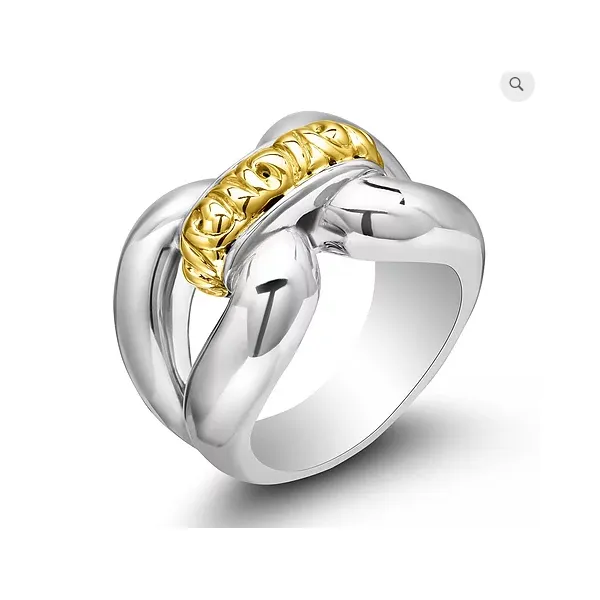 SS/18K YG Ladies Charles Krypell Ivy Split Fashion Ring Skaneateles Jewelry Skaneateles, NY