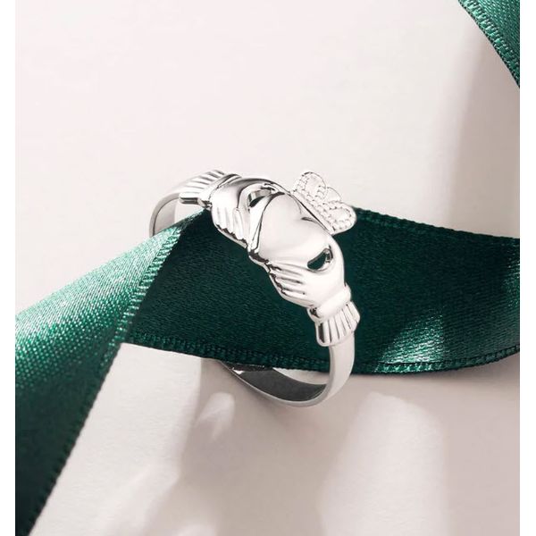 Sterling Silver Claddagh Ring — Handcrafted in Dublin, Ireland Image 2 Skaneateles Jewelry Skaneateles, NY