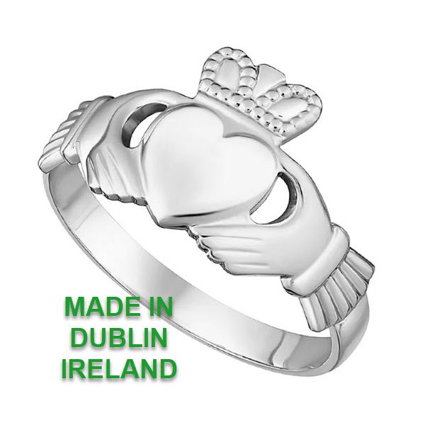 Sterling Silver Claddagh Ring — Handcrafted in Dublin, Ireland Skaneateles Jewelry Skaneateles, NY