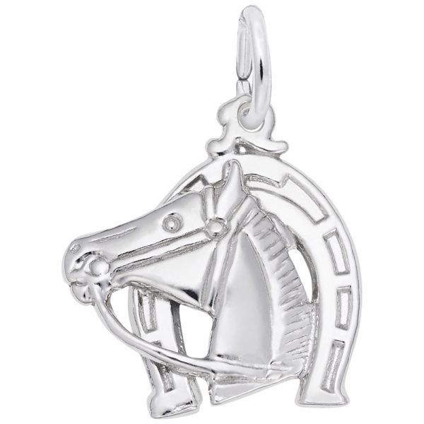 SS Horse & Horseshoe Charm Skaneateles Jewelry Skaneateles, NY