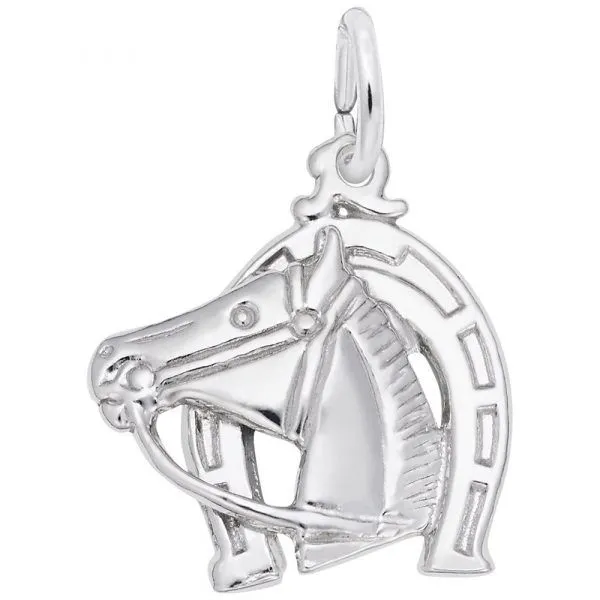 SS Horse & Horseshoe Charm Skaneateles Jewelry Skaneateles, NY