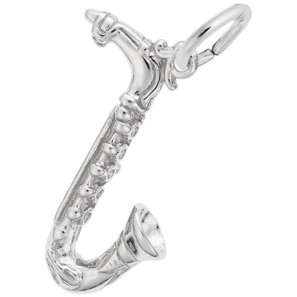 SS Saxophone Charm Skaneateles Jewelry Skaneateles, NY