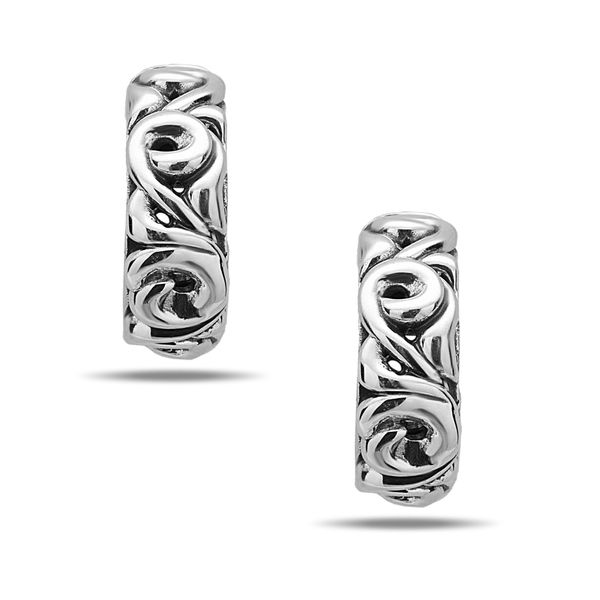 Charles Krypell Sterling Silver 15 mm Ivy Fashion Earrings Skaneateles Jewelry Skaneateles, NY