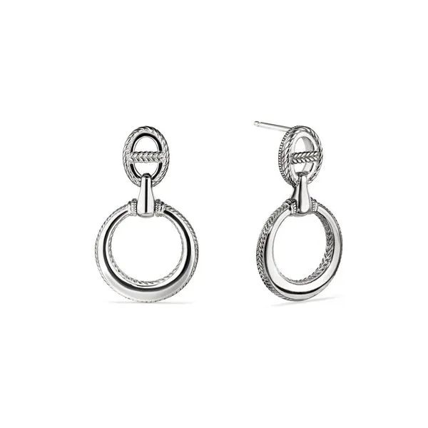 Sterling Silver Judith Ripka Vienna Door Knocker Earrings Skaneateles Jewelry Skaneateles, NY