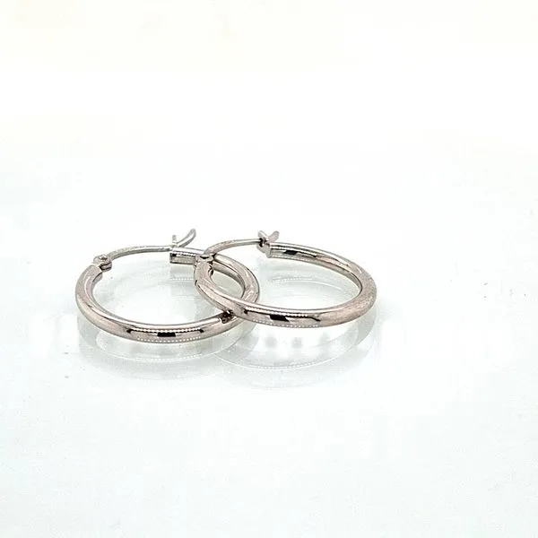 Sterling Silver Hoop Earrings Skaneateles Jewelry Skaneateles, NY