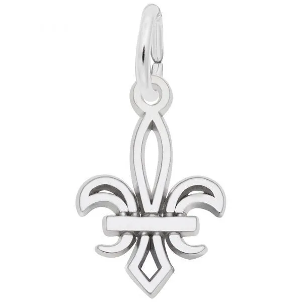 SS Fleur De Lis Charm Skaneateles Jewelry Skaneateles, NY