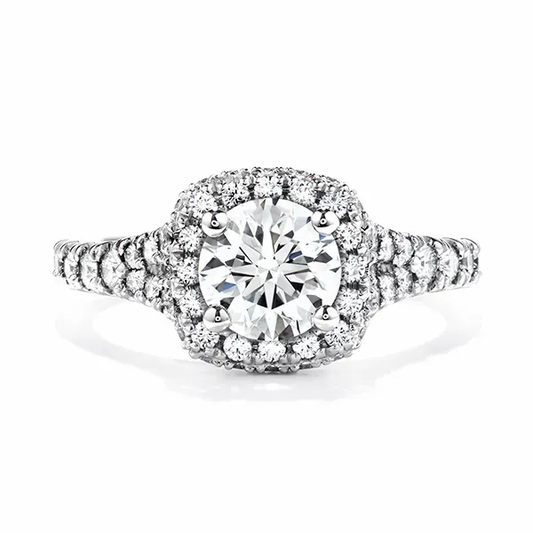 18K WG Ladies 1.10ct TW Hearts on Fire 