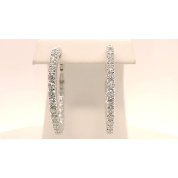 CZ and Crystal Earrings Image 2 Collard Jewelers League City, TX