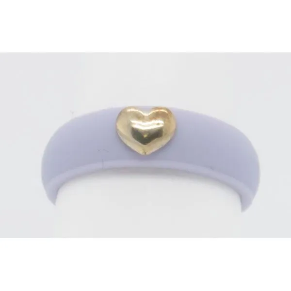 Silicone Bands w/ Sterling Silver or Gold Symbols Collard Jewelers League City, TX
