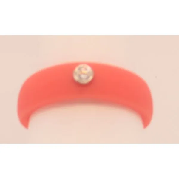 Multi Color Silicone & Diamond Ring Collard Jewelers League City, TX