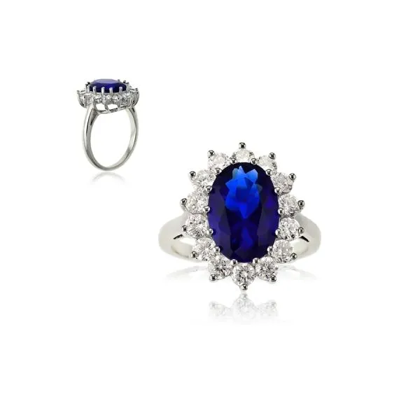 Sterling Silver Ring with Stone Collier's Jewelers Whiteville, NC