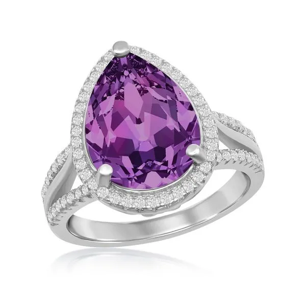 Sterling Silver Ring with Stone Collier's Jewelers Whiteville, NC