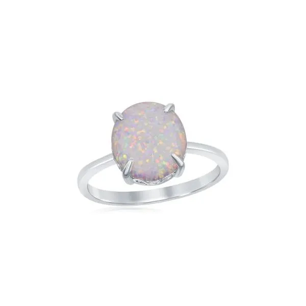 Sterling Silver Ring with Stone Collier's Jewelers Whiteville, NC