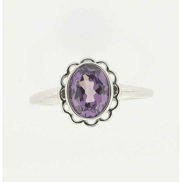 Sterling Silver Ring with Stone Collier's Jewelers Whiteville, NC