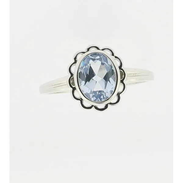 Sterling Silver Ring with Stone Collier's Jewelers Whiteville, NC
