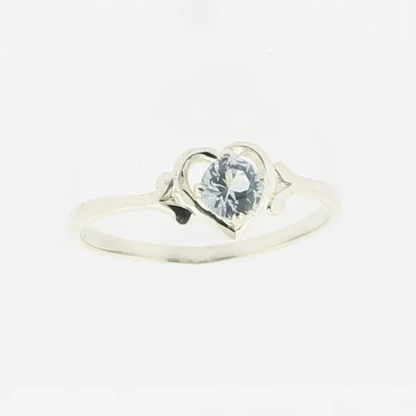 Sterling Silver Ring with Stone Collier's Jewelers Whiteville, NC