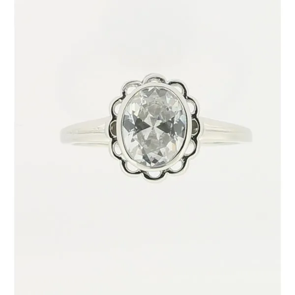 Sterling Silver Ring with Stone Collier's Jewelers Whiteville, NC