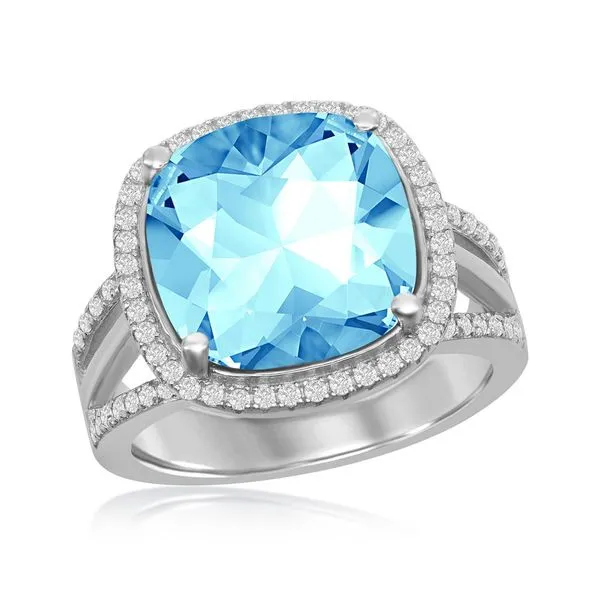 Sterling Silver Ring with Stone Collier's Jewelers Whiteville, NC