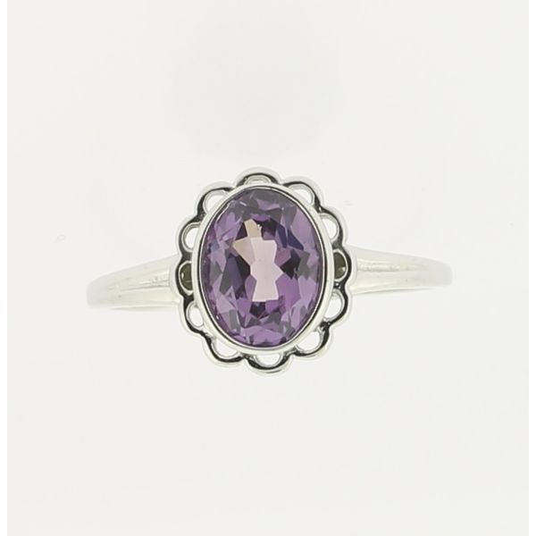 Sterling Silver Ring with Stone Collier's Jewelers Whiteville, NC