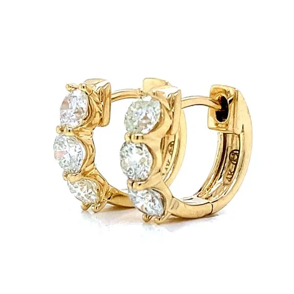 Diamond Earrings Image 2 Comstock Jewelers Edmonds, WA