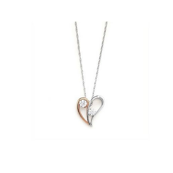 14K Two Tone Two Of Us Heart Pendant Confer’s Jewelers Bellefonte, PA