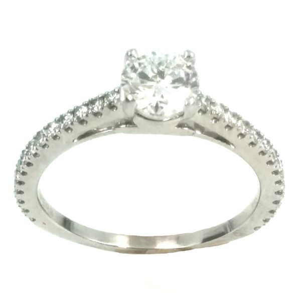 Diamond Engagement Ring .79ctw 14K White Gold Image 2 Confer’s Jewelers Bellefonte, PA