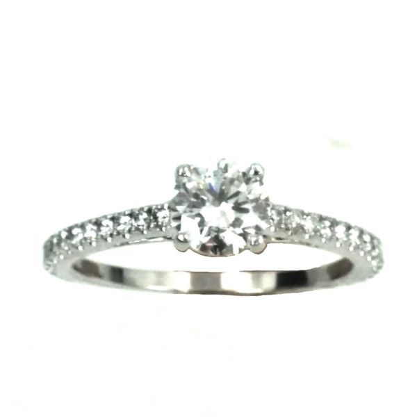 Diamond Engagement Ring .79ctw 14K White Gold Confer’s Jewelers Bellefonte, PA