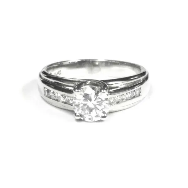 White Gold Round Diamond Engagement Ring Confer’s Jewelers Bellefonte, PA