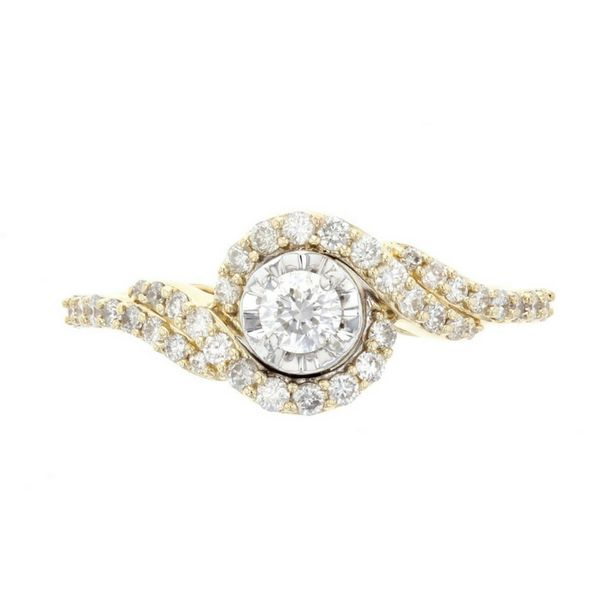 Yellow Gold Diamond Engagement Ring Confer’s Jewelers Bellefonte, PA