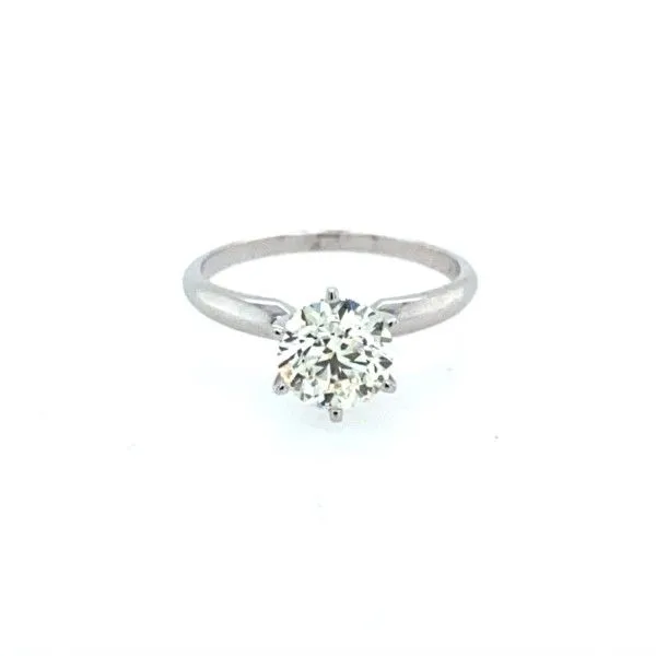 14k White Gold Solitaire Diamond Engagement Ring Confer’s Jewelers Bellefonte, PA