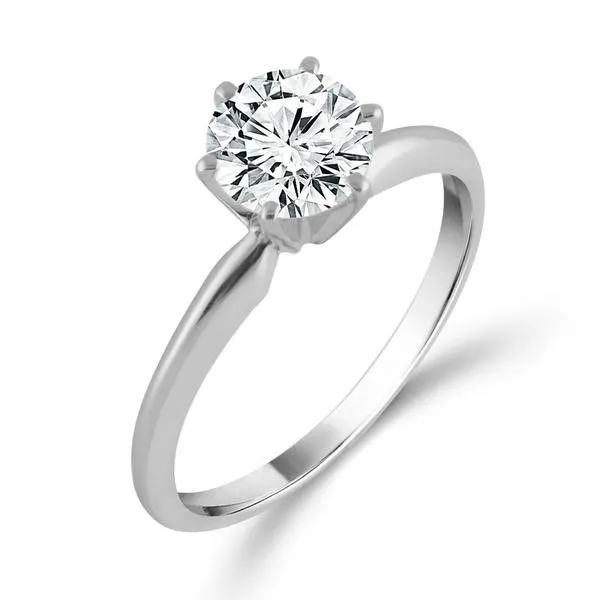 14K White Gold Solitare Diamond Engagement Ring Confer’s Jewelers Bellefonte, PA