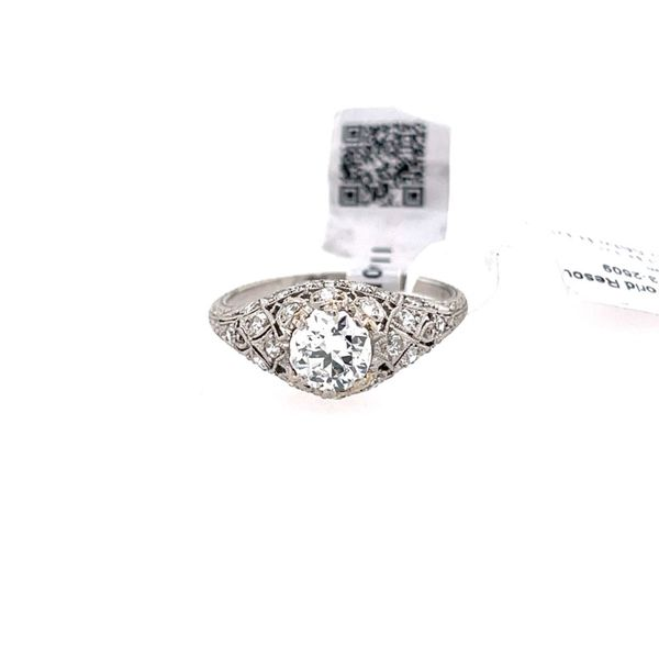 Platinum Vintage Engagement Ring Confer’s Jewelers Bellefonte, PA