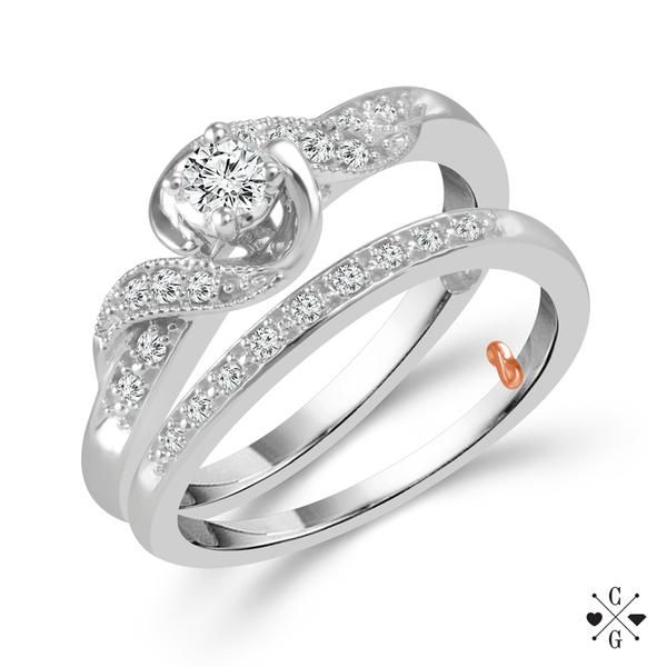 10K White Gold Diamond Bridal Set Confer’s Jewelers Bellefonte, PA