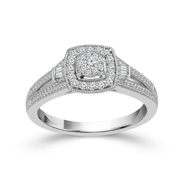 10K White Gold Diamond Promise Ring Confer’s Jewelers Bellefonte, PA