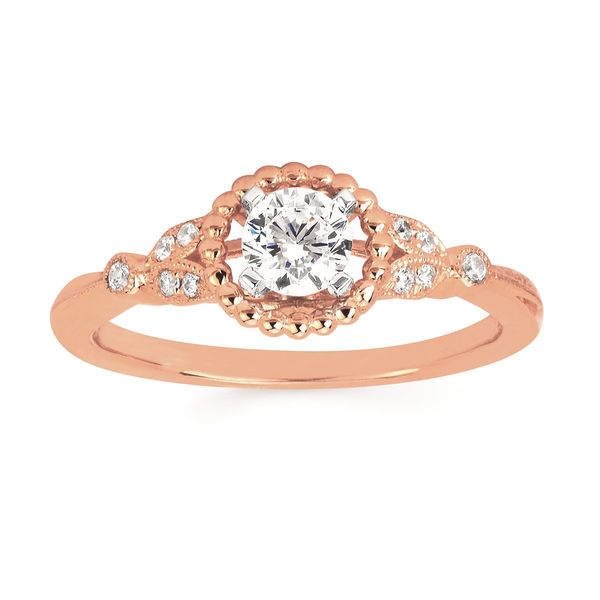 14K Rose Gold Diamond Engagement Ring Confer’s Jewelers Bellefonte, PA