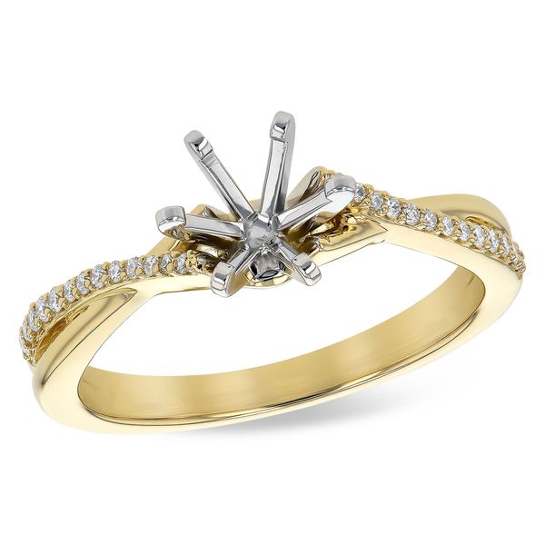 14K Yellow Gold Semi Mount Diamond Engagement Ring Confer’s Jewelers Bellefonte, PA