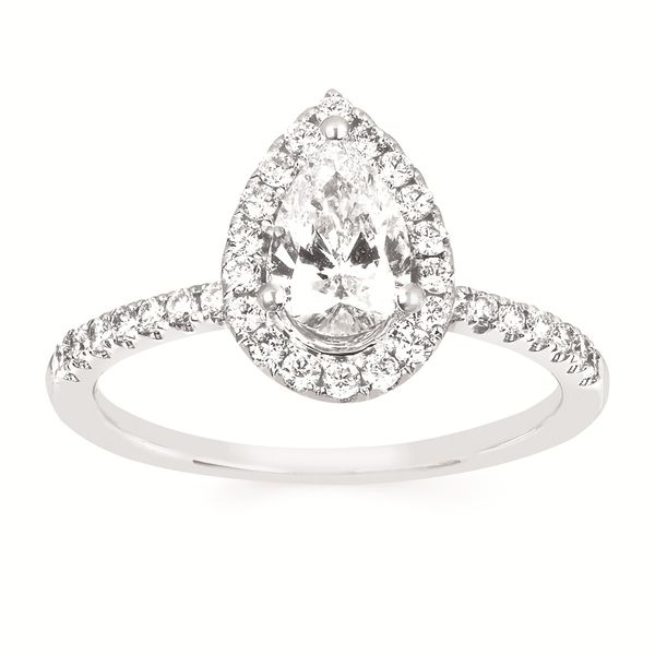 14 Karat White Gold Lab Grown Diamond Engagement Ring Confer’s Jewelers Bellefonte, PA