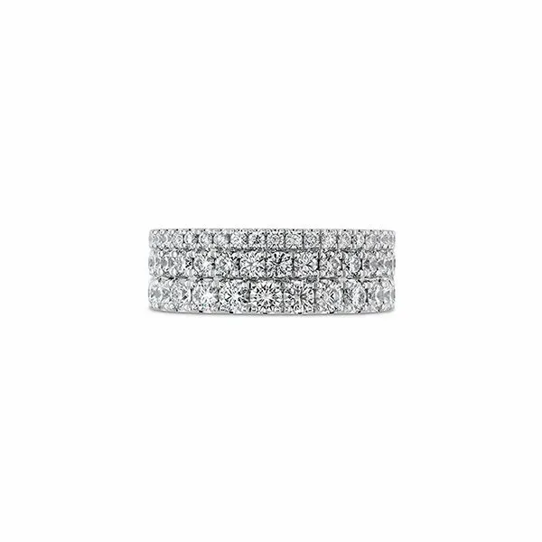 HOF 18K White Gold Grace Triple Row Diamond Ring Confer’s Jewelers Bellefonte, PA