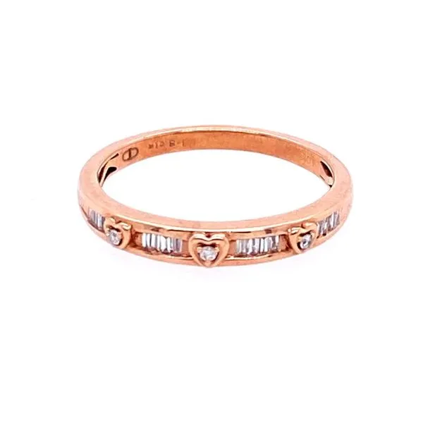 10K Rose Gold Diamond Band Confer’s Jewelers Bellefonte, PA