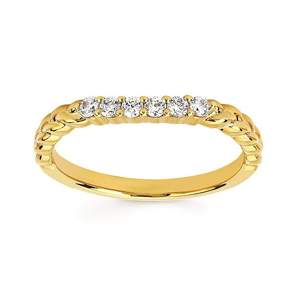 14K Yellow Gold Diamond Wedding Band Confer’s Jewelers Bellefonte, PA