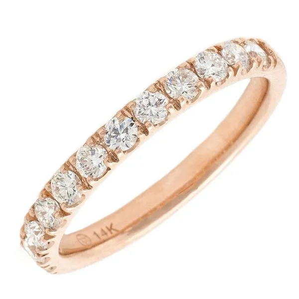 14K Rose Gold Diamond Band Confer’s Jewelers Bellefonte, PA